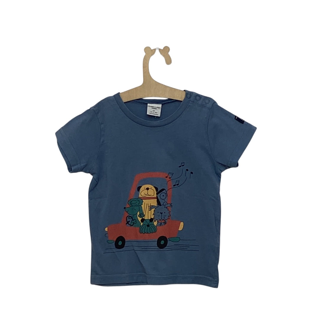 T-Shirt P O Pyret blau, 92