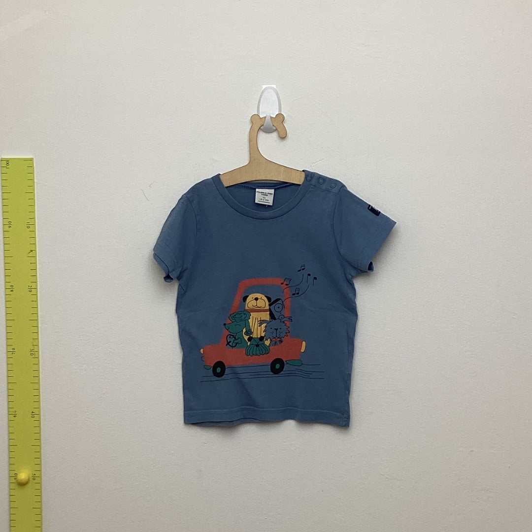 T-Shirt P O Pyret blau, 92