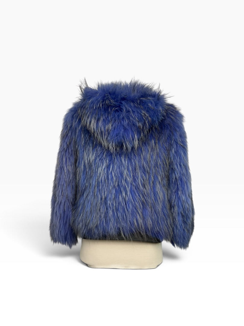 Pelzjacke  violet, S