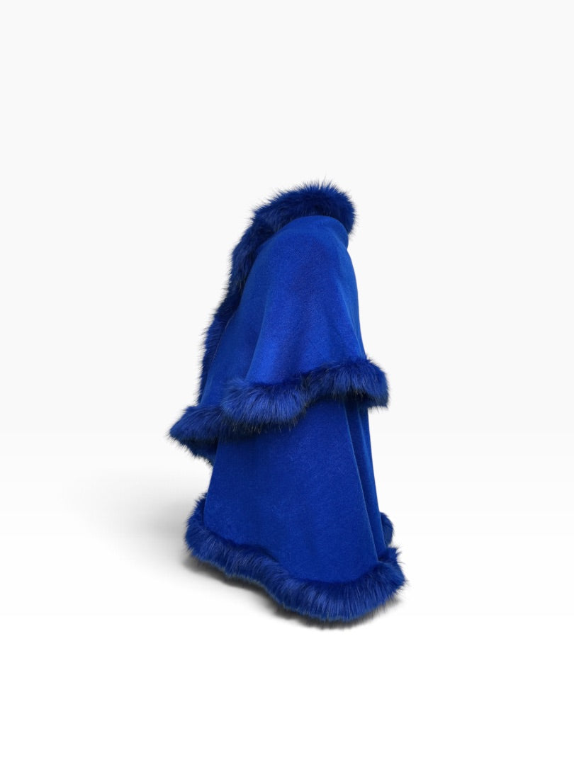 Poncho  blau