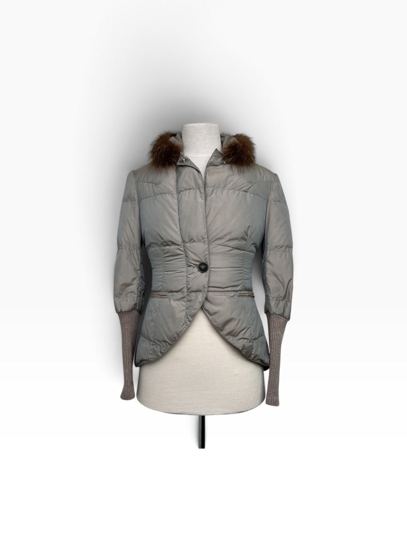 Jacke Brunello Cucinelli grau, S