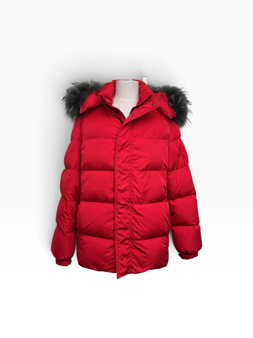 Daunenmantel Intuition rot, M
