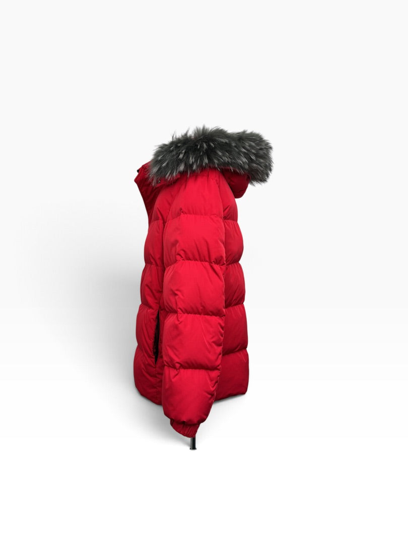 Daunenmantel Intuition rot, M