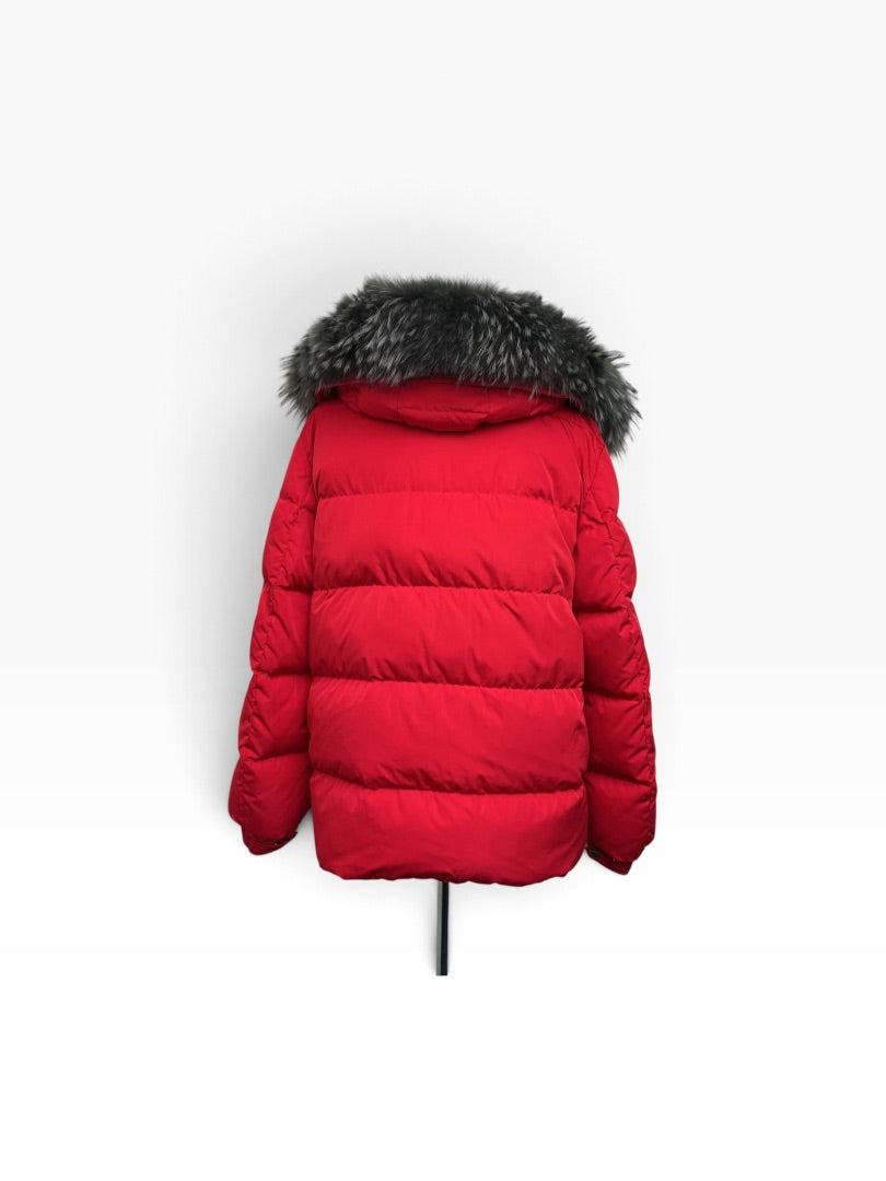 Daunenmantel Intuition rot, M