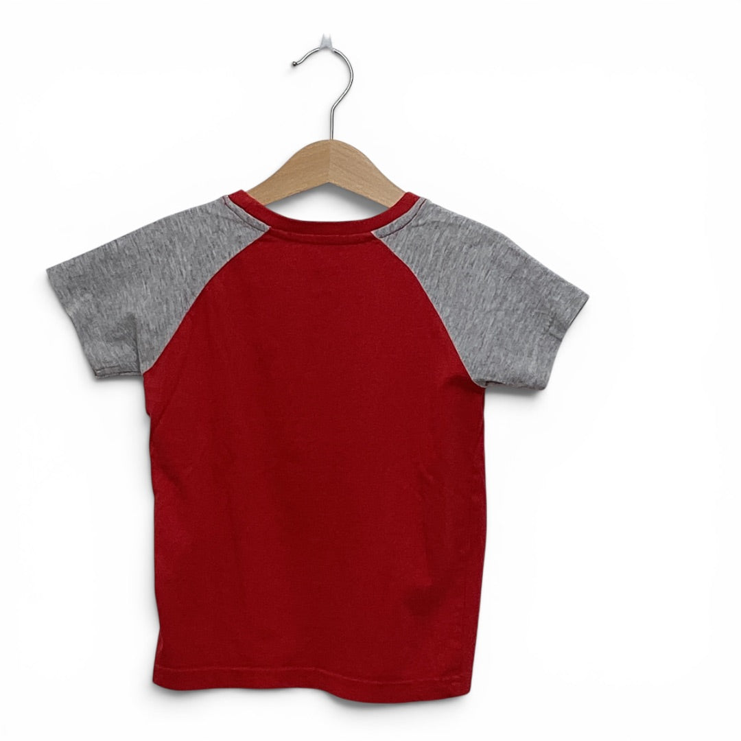 T-Shirt Blue Seven rot, 104