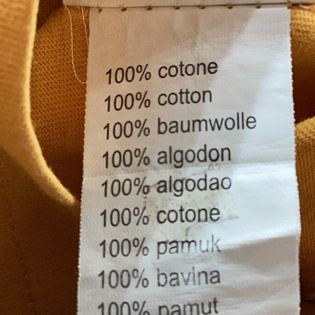 T-Shirt American Apparel gelb, 98