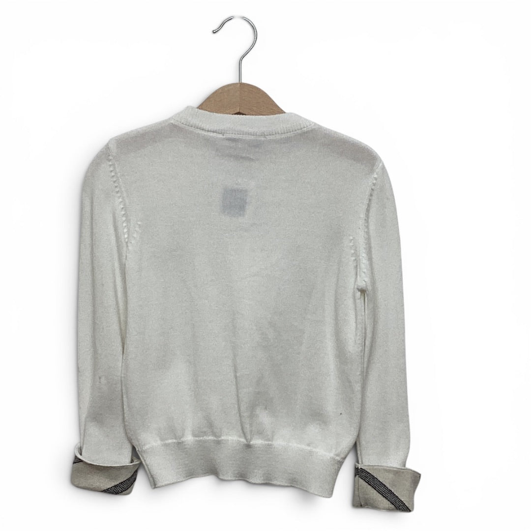 Cardigan Burberry weiss, 104