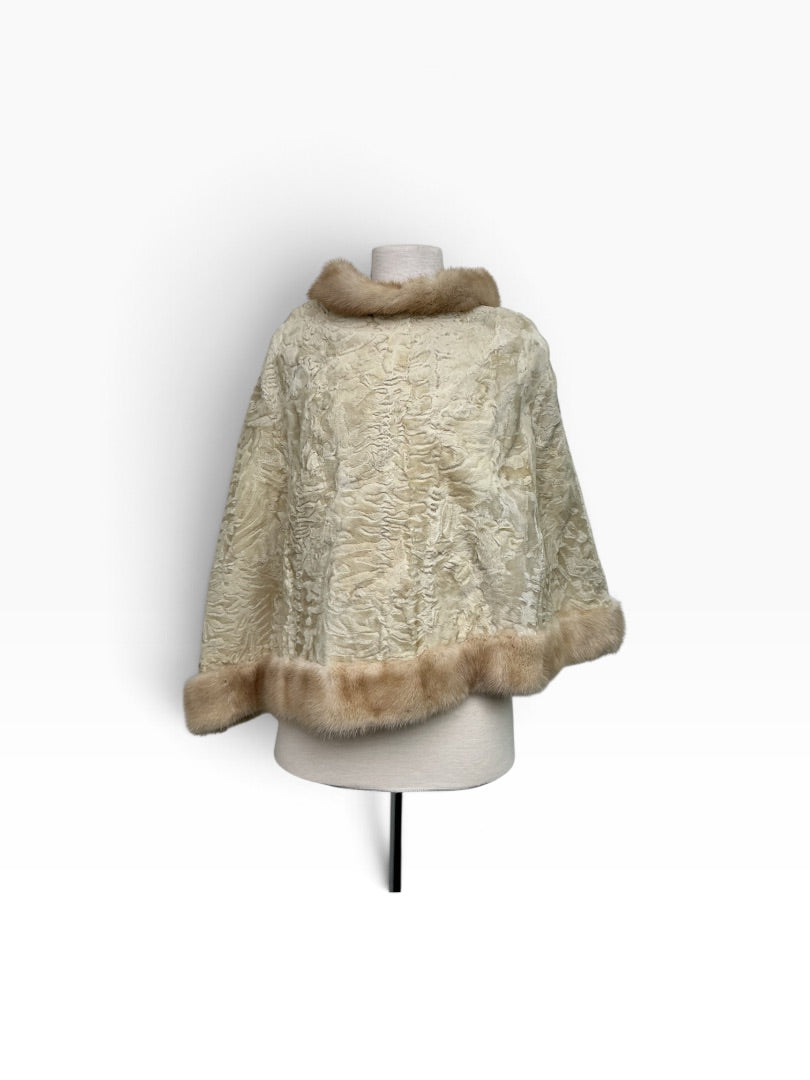 Poncho  ecru