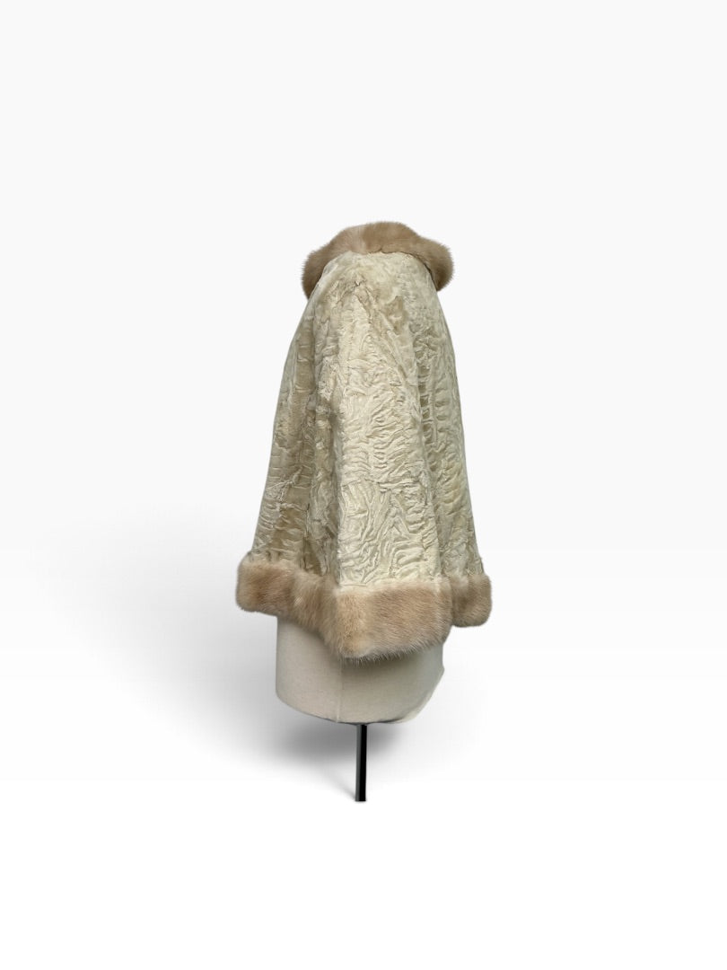 Poncho  ecru