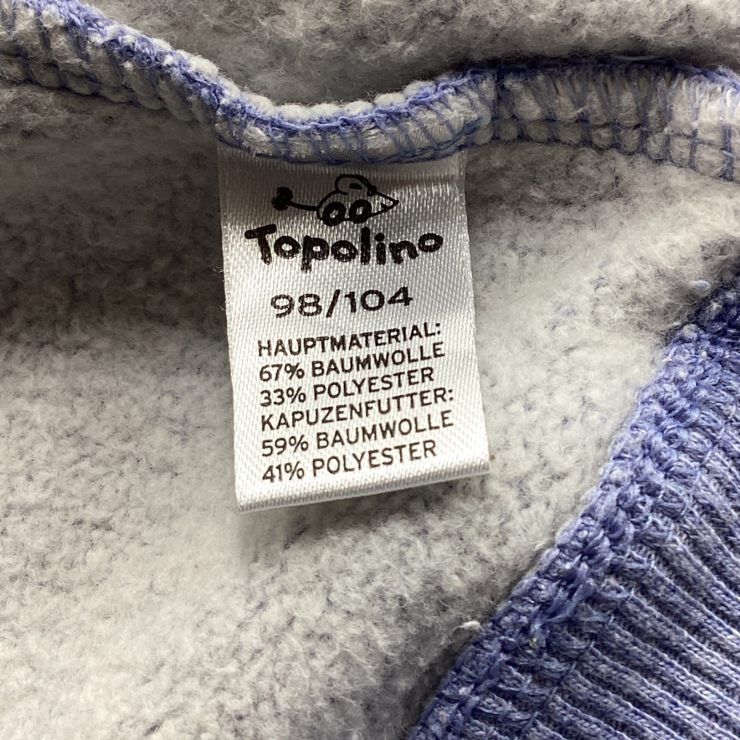 Hoodie Topolino blau, 98