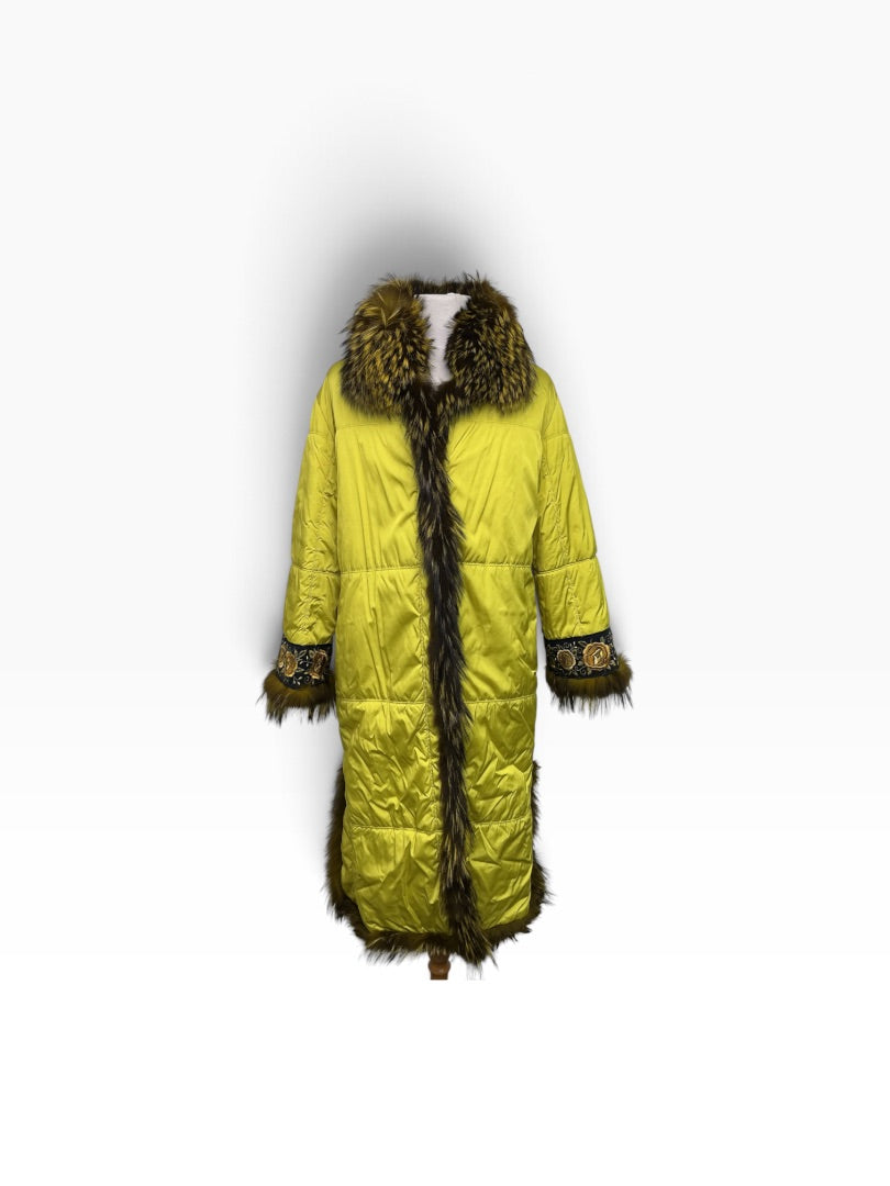 Daunenmantel Ermanno Scervino gelb, M