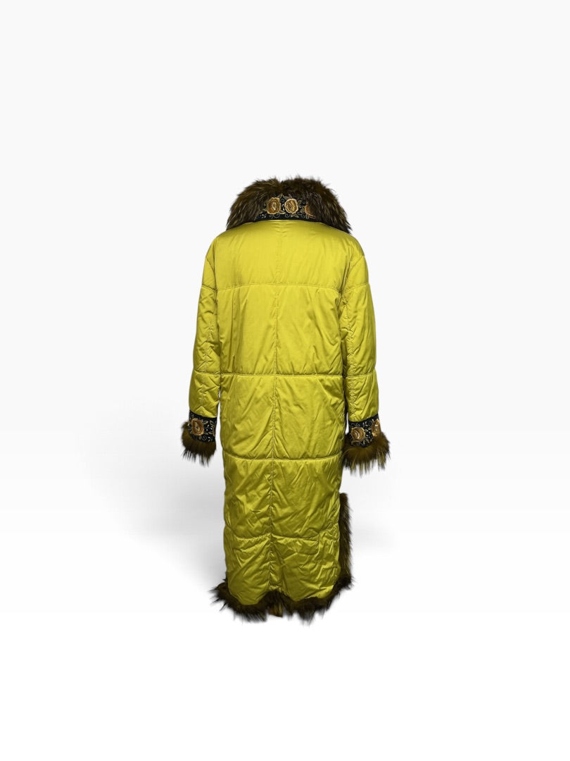 Daunenmantel Ermanno Scervino gelb, M