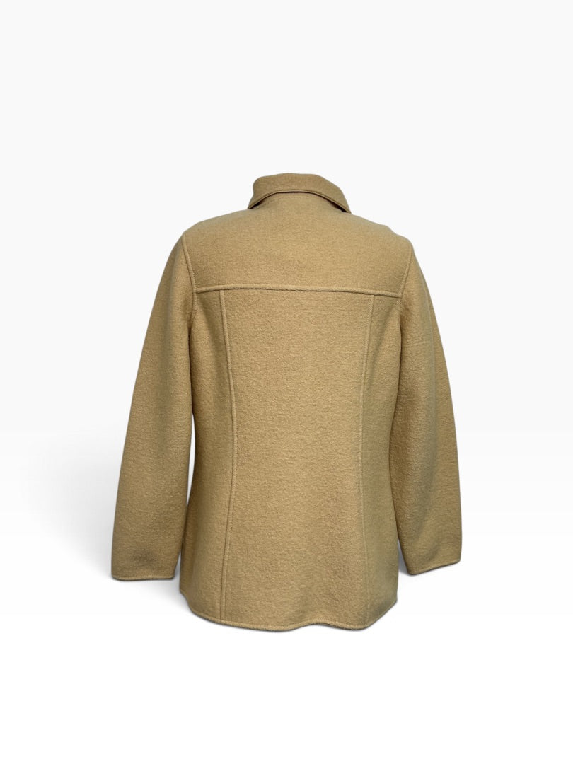 Jacke Scheiber beige, M
