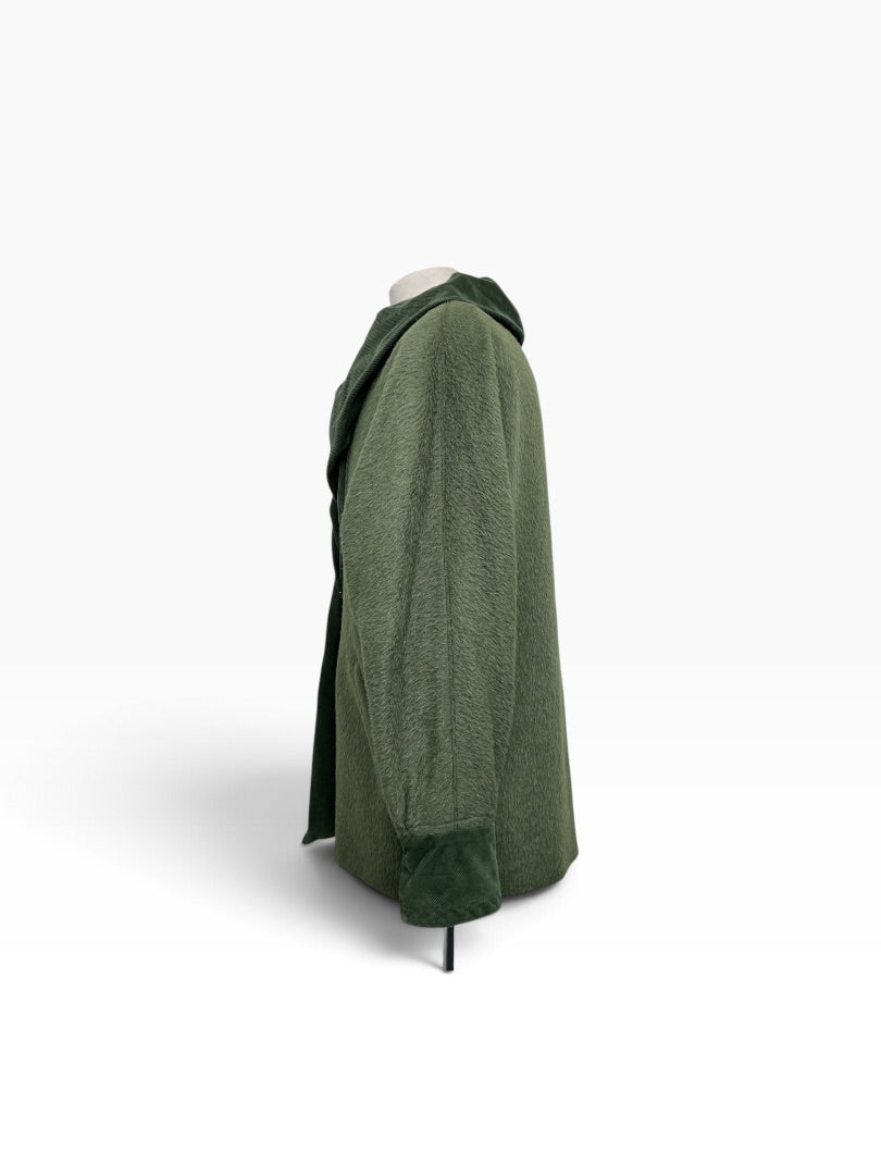 Mantel Versace grun, XL