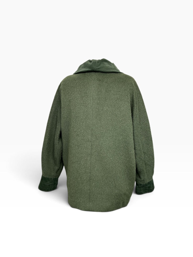 Mantel Versace grun, XL