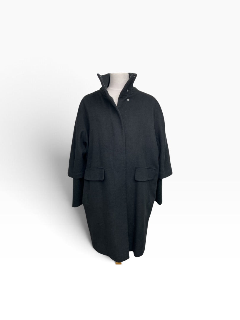 Mantel Comma schwarz, L