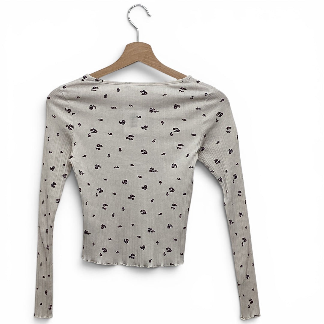 Langarm H&M weiss, 146-152