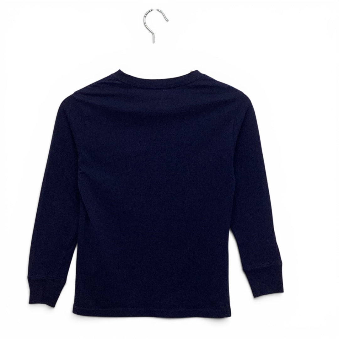 Langarm Ralph Lauren blau, 140