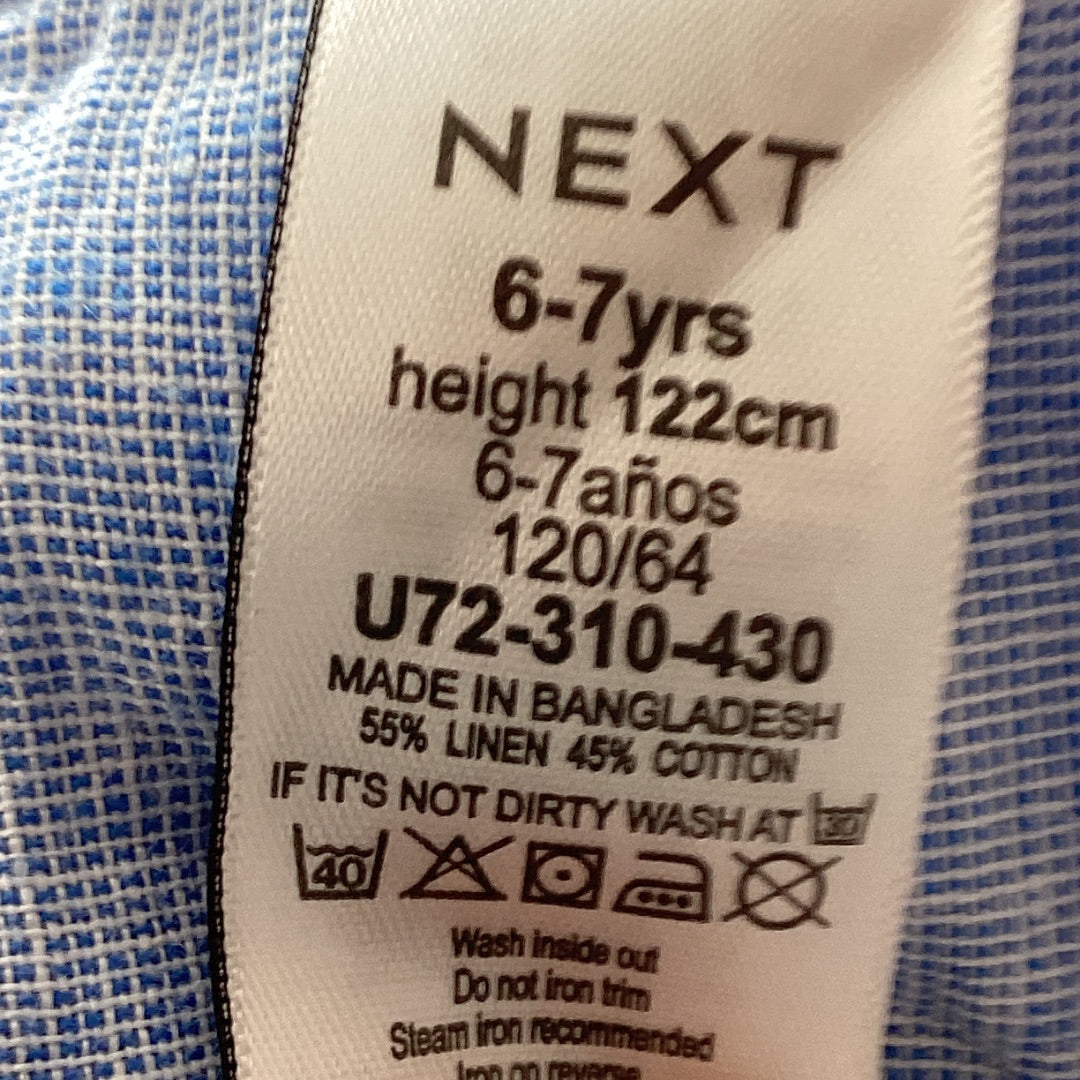 Hemd Next blau, 122