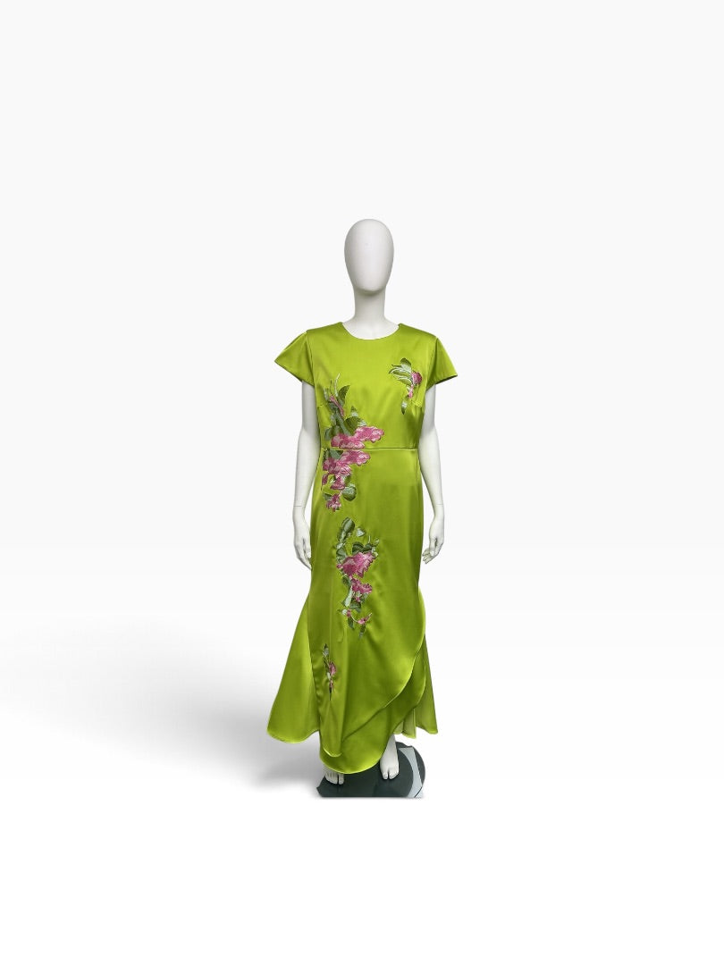 Abendkleid Fehaute grün, XL