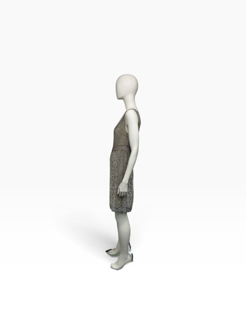 Abendkleid  silber, S