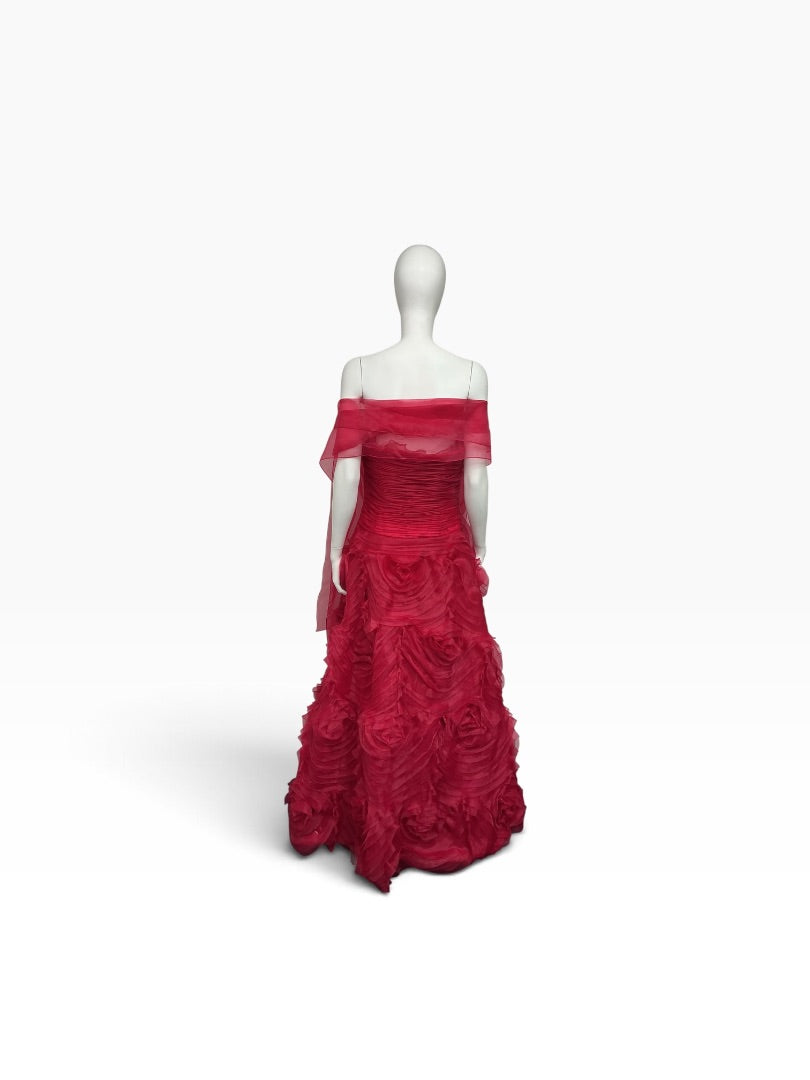 Abendkleid Glam fuchsia, M