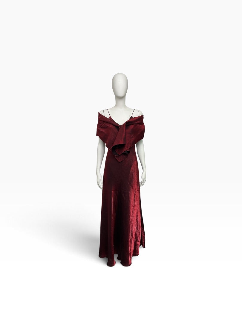 Kleid Yves Calin bordeaux, N/A
