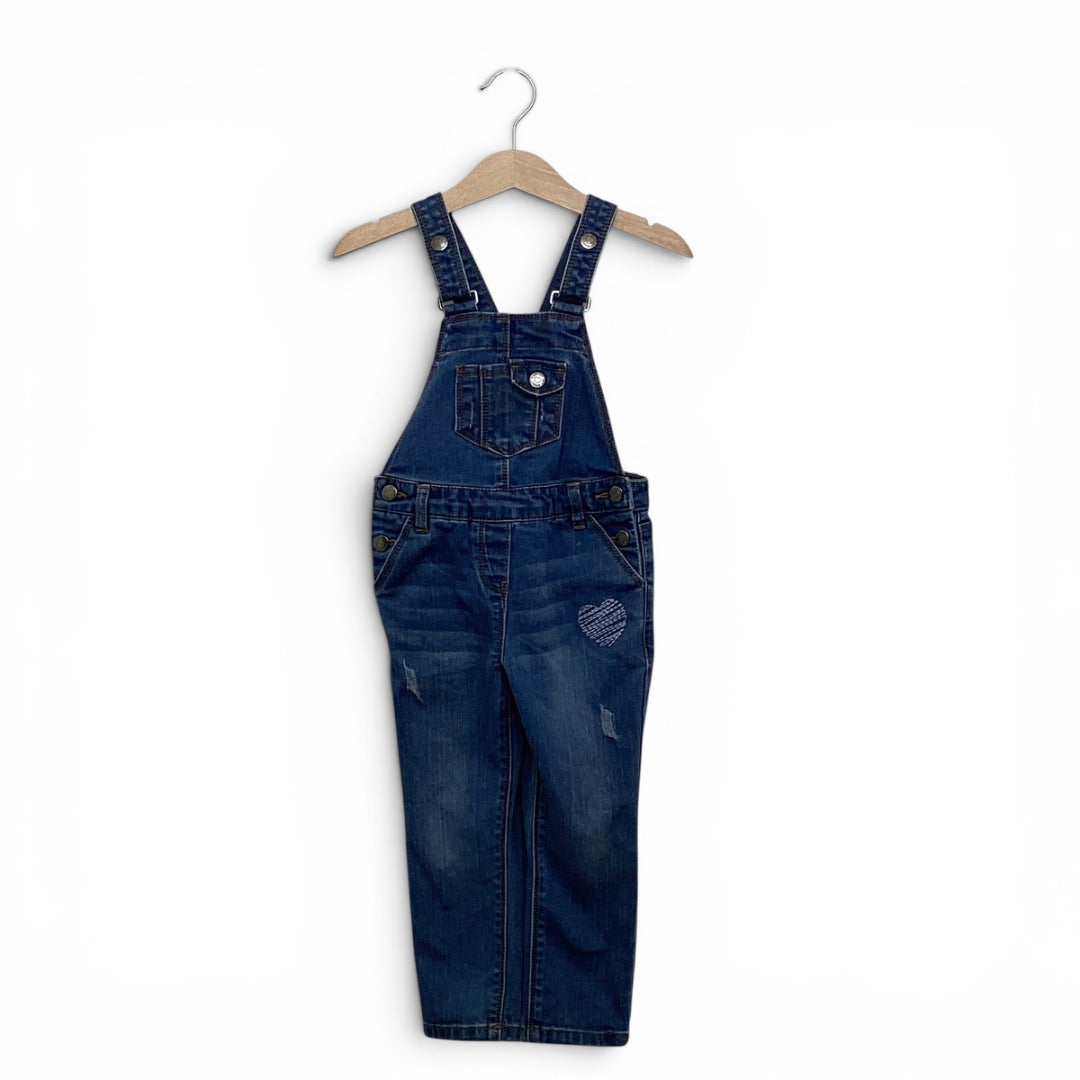 Latzhose Vertbaudet blau, 98