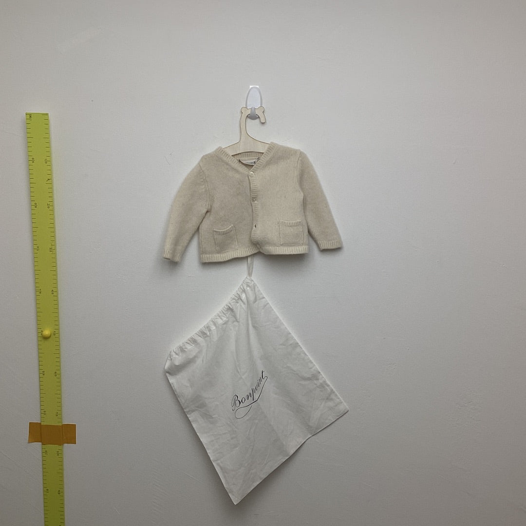 Cardigan Bonpoint ecru, 74