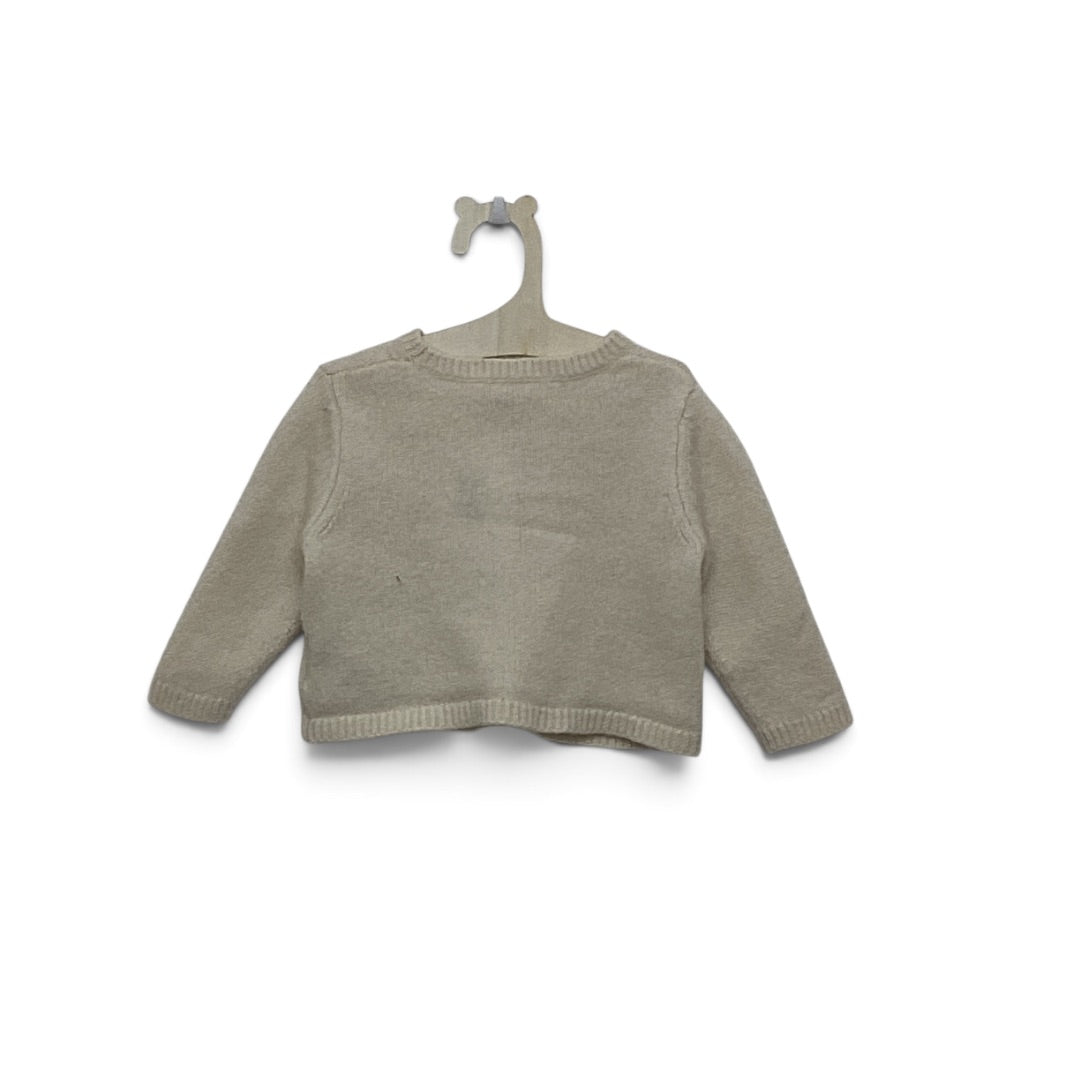 Cardigan Bonpoint ecru, 74