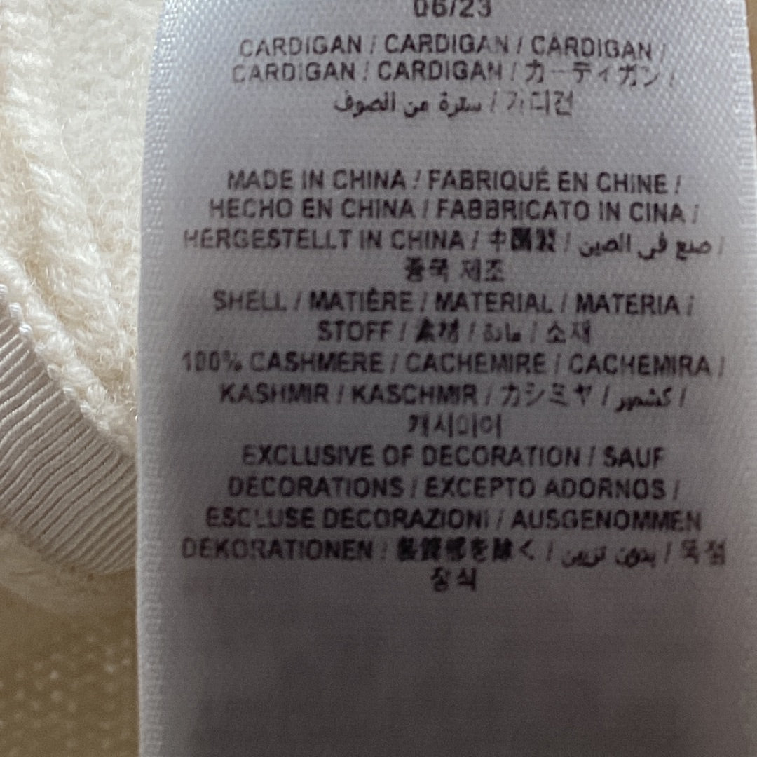 Cardigan Bonpoint ecru, 74