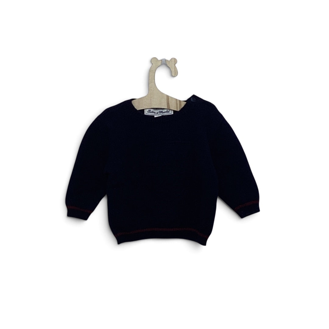 Strickpulli Tartine et Chocolat navy, 68