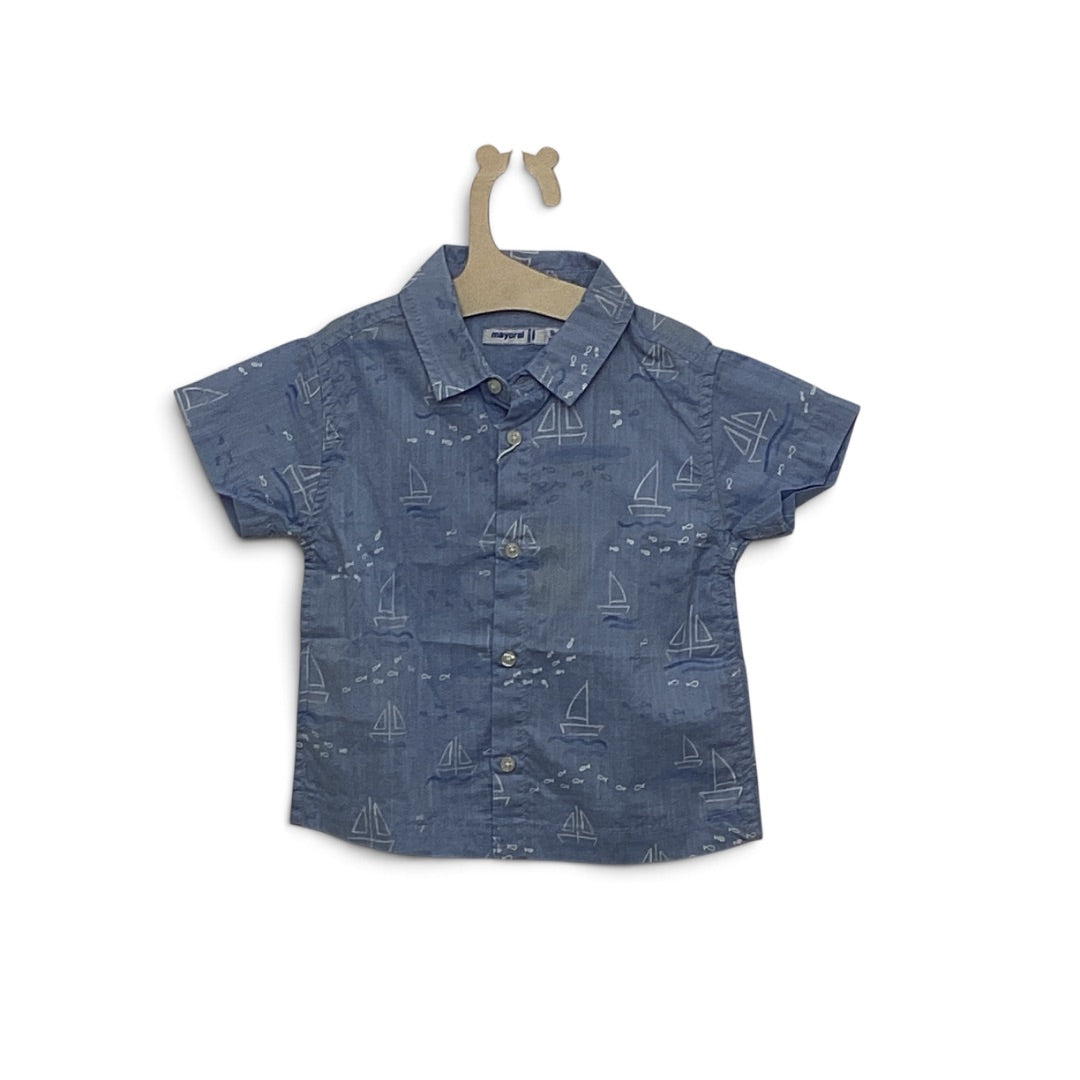 Bluse Mayoral blau, 74