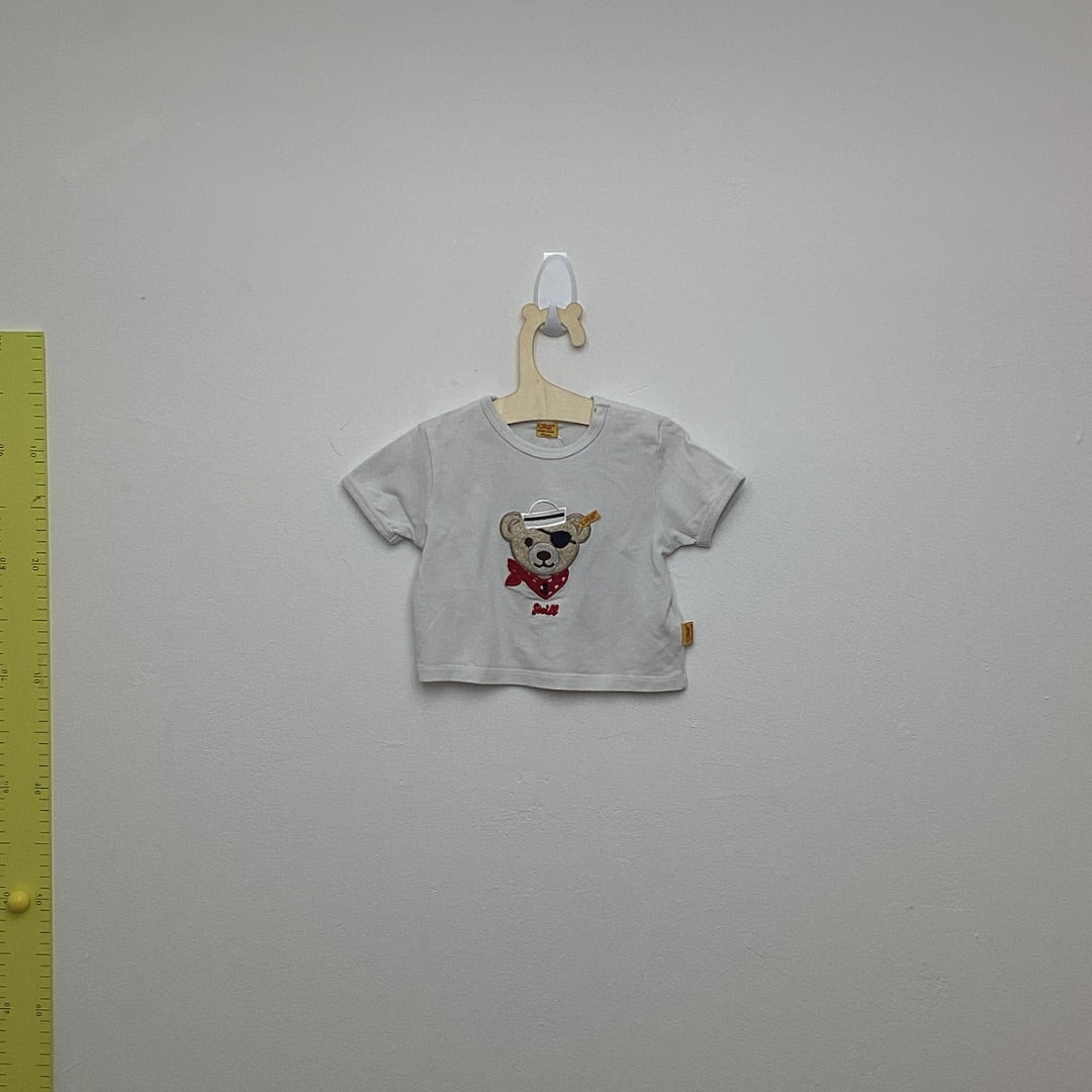 T-Shirt Steiff weiss, 56