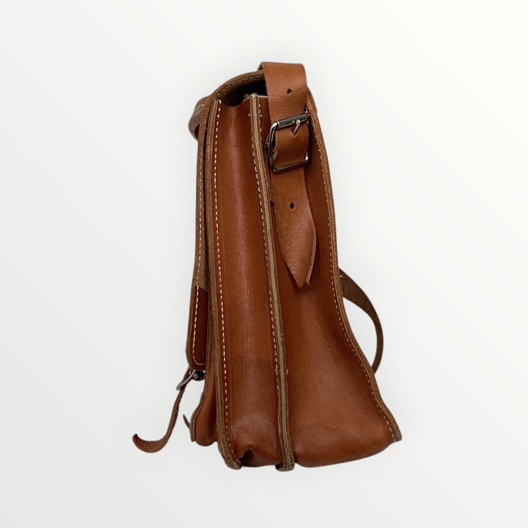 Schultertasche City Line braun
