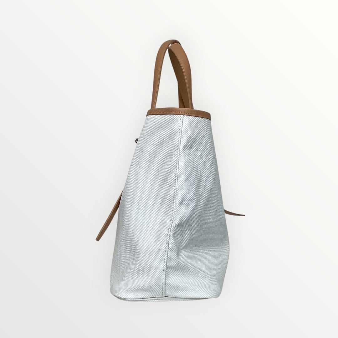 Schultertasche Longchamp weiss