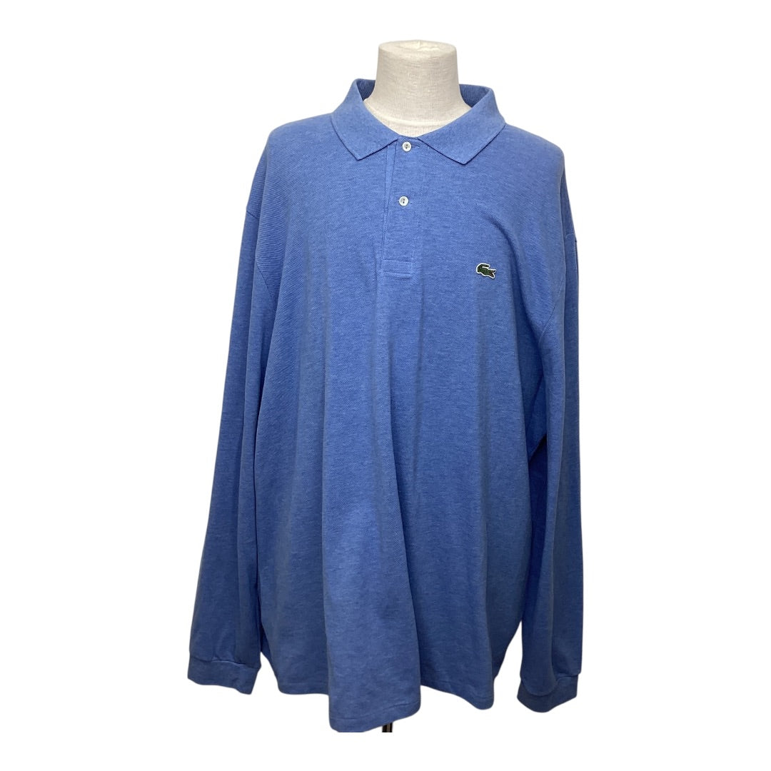 Langarm Lacoste blau, 4XL