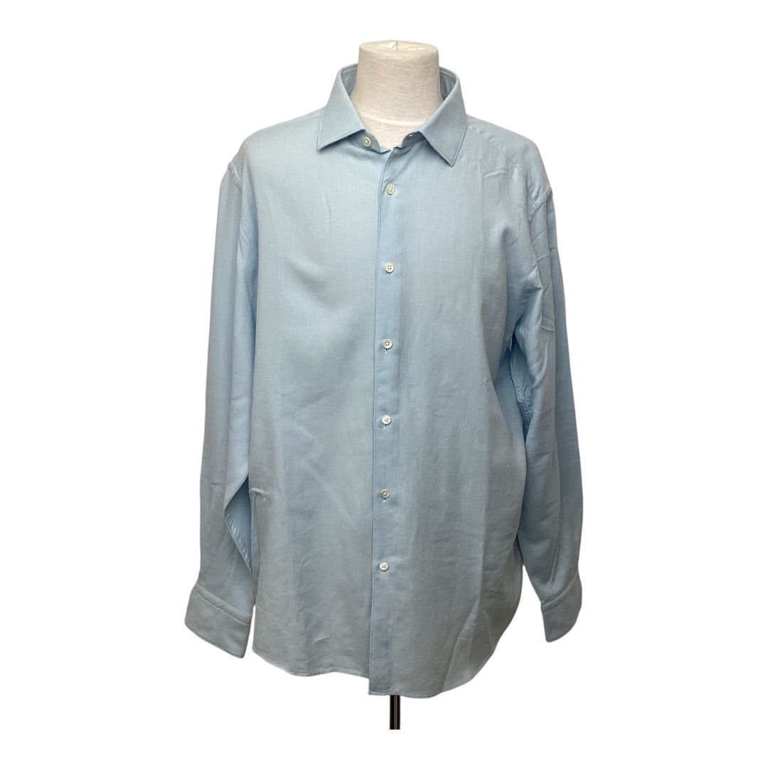 Hemd Zegna blau, XXL