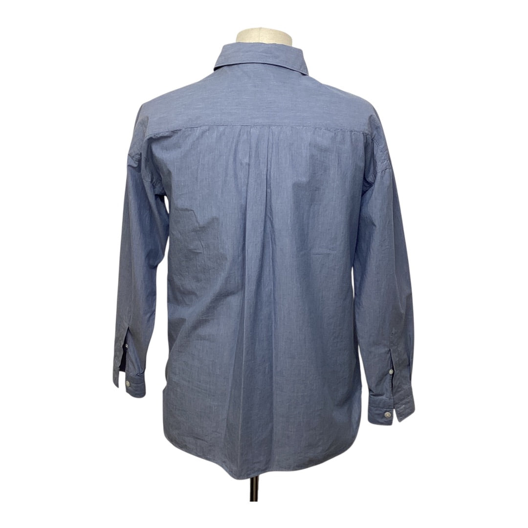 Hemd Finamore blau, S