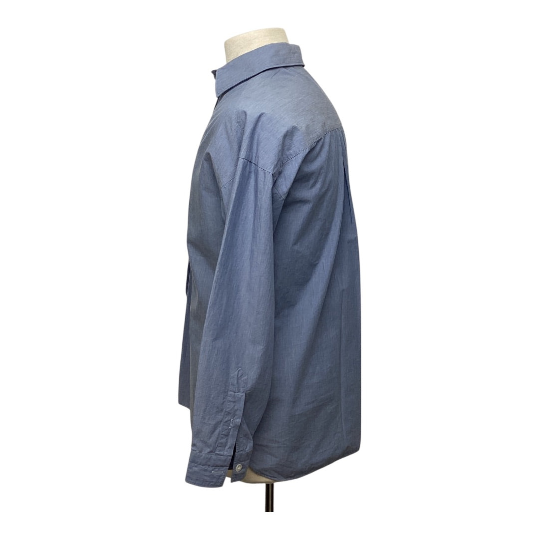 Hemd Finamore blau, S